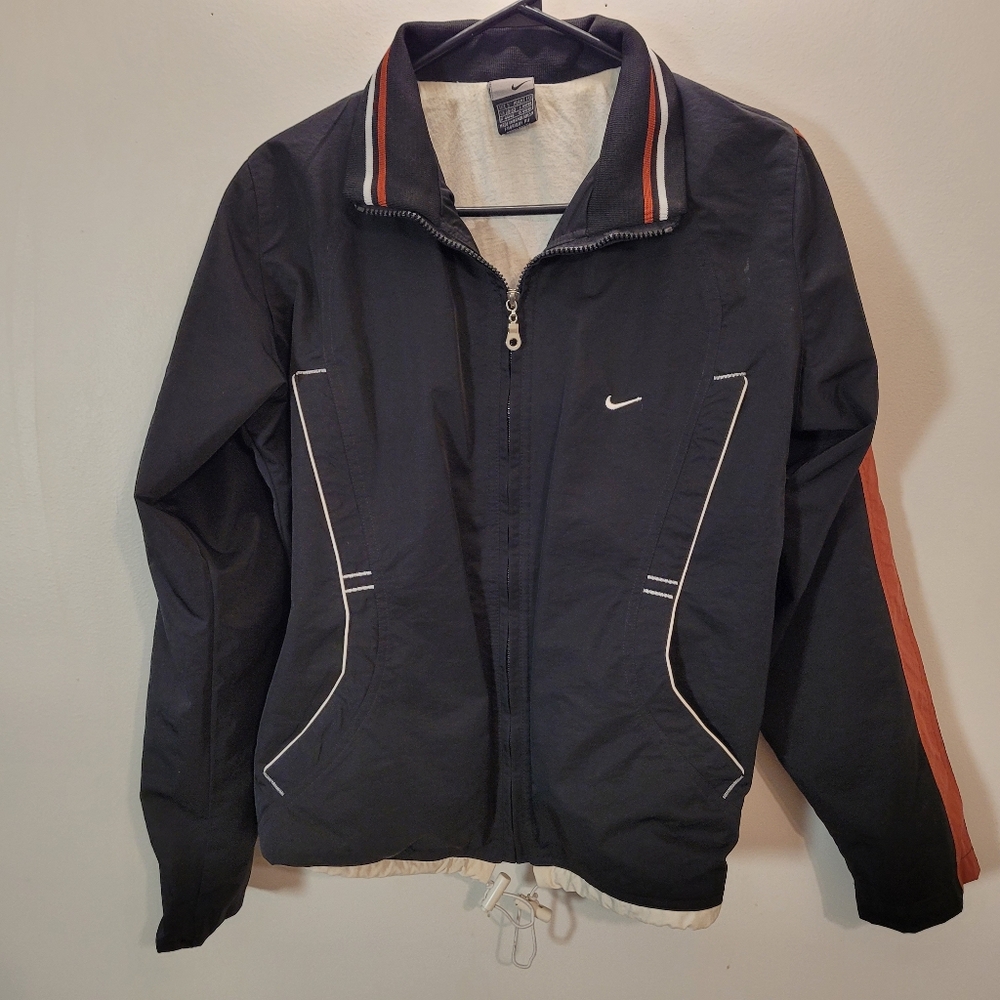 Nike Athletics Y2k Black Red Stripes Track Jacket - S